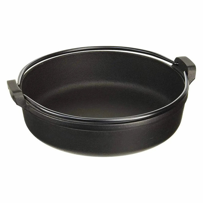 Iwachu Nambu Cast Iron Sukiyaki Pan - Authentic Japanese 20cm Skillet