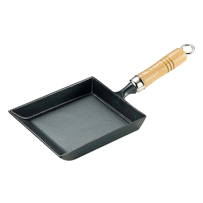 Iwachu Nambu Cast Iron Tamagoyaki Pan - Authentic Rolled Omelette Cookware