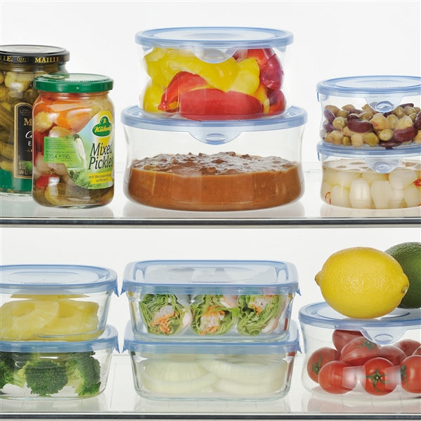 Iwaki 1.3L Round Heat-Resistant Glass Food Container