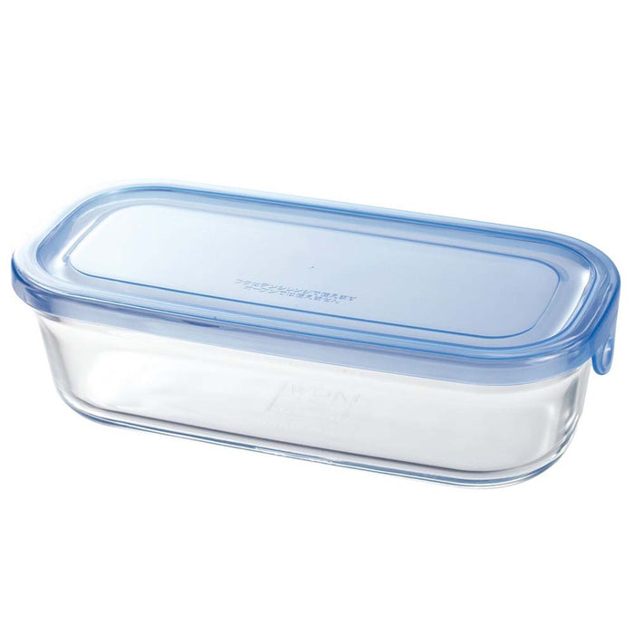 Iwaki 500ml Square Glass Food Container - Heat Resistant & Durable