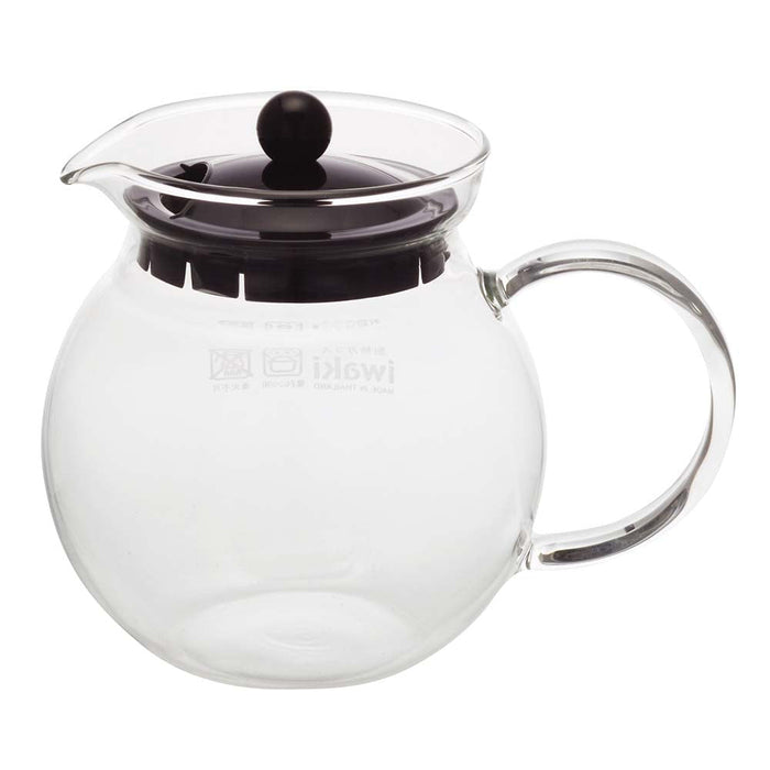 Iwaki Glass Jumping Teapot - Heat Resistant and Durable