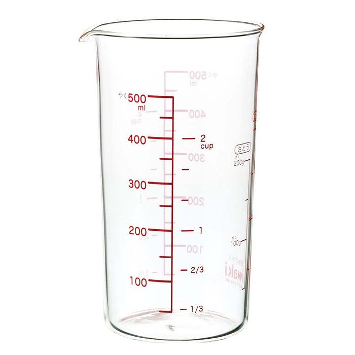 Iwaki 500ml Heat Resistant Glass Measuring Cup