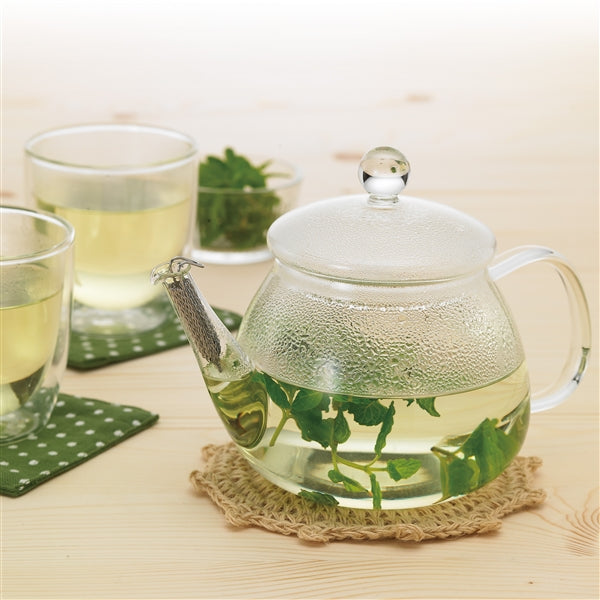 Iwaki Glass Teapot - Durable and Heat Resistant for Optimal Brewing