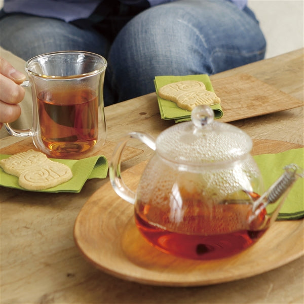 Iwaki Glass Teapot - Durable and Heat Resistant for Optimal Brewing