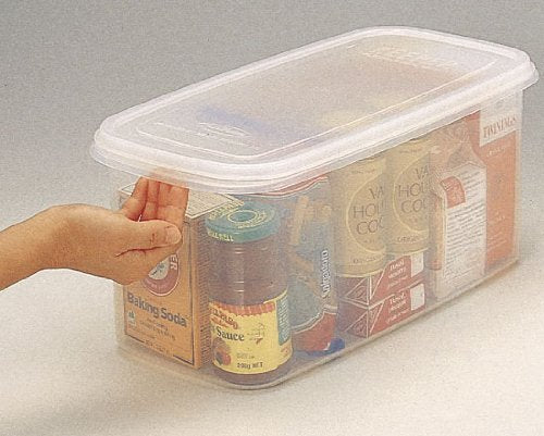 Iwasaki Industry 4.0L Neo Keeper Pack Clear Antibacterial Food Storage Container Case - Deep Type B-1817