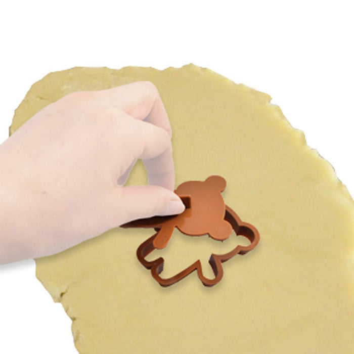 Kai Corporation Rilakkuma Cookie Mold Stamp - Japanese Made Expression Cuddle