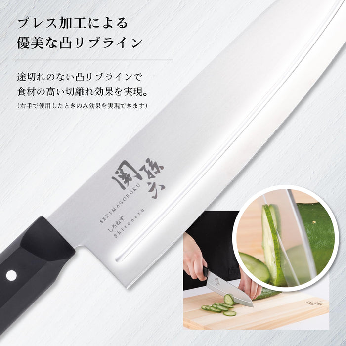 Kai Santoku 刀 165 毫米 RH 肋骨白根鋼 可用洗碗機清洗 日本 AB5472