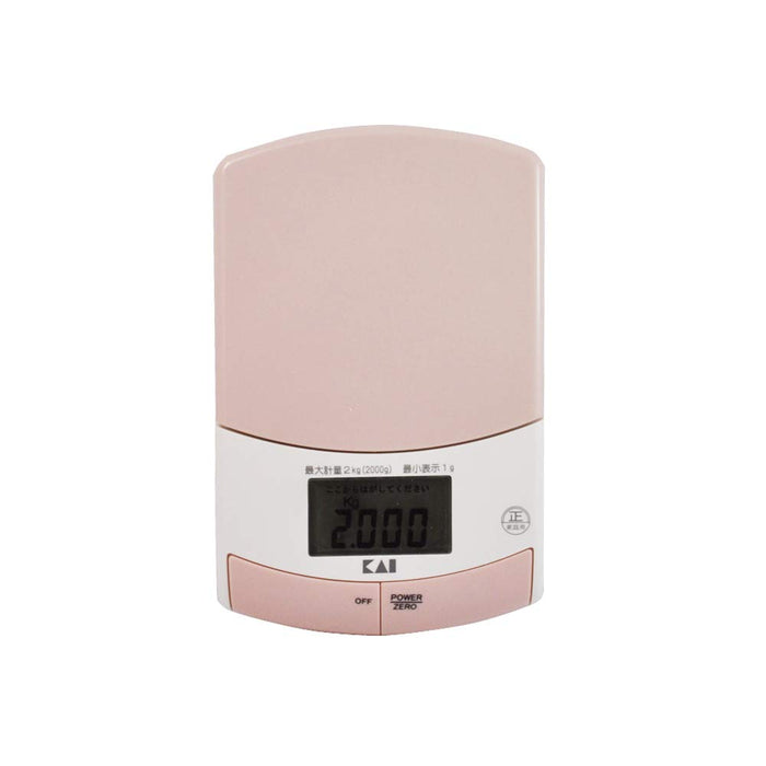 :

Kai Corporation Thin Digital Scale 2Kg Pink