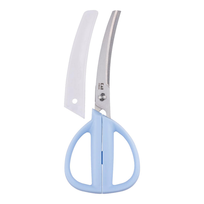 Kai Fg5207 Kids Kitchen Scissors Storage Dishwasher Safe Blue