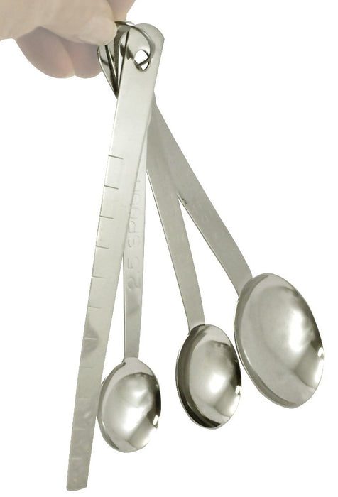 Kai Dh7122 Measuring Spoon Set w/Thin Spatula Stainless Steel Japan