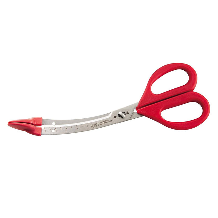 Kai Stainless Steel Kitchen Scissors & Tongs Combo