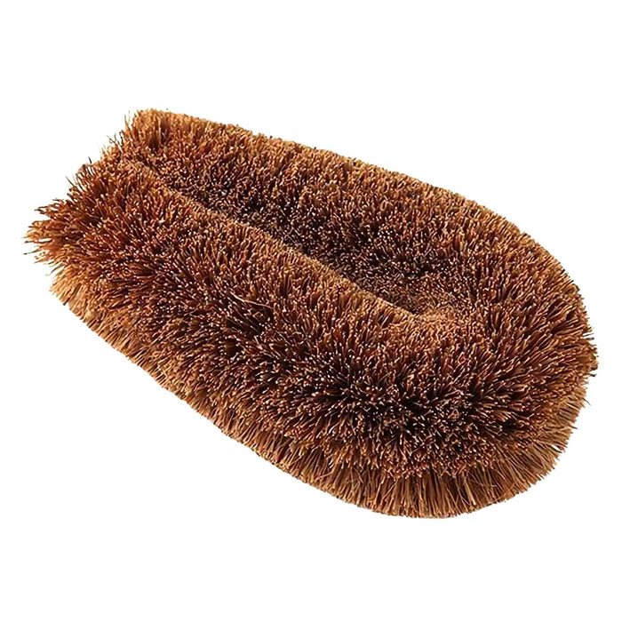 Large Natural Palm Fiber Dish Scrubber by Kamenoko Tawashi - Japan's Finest