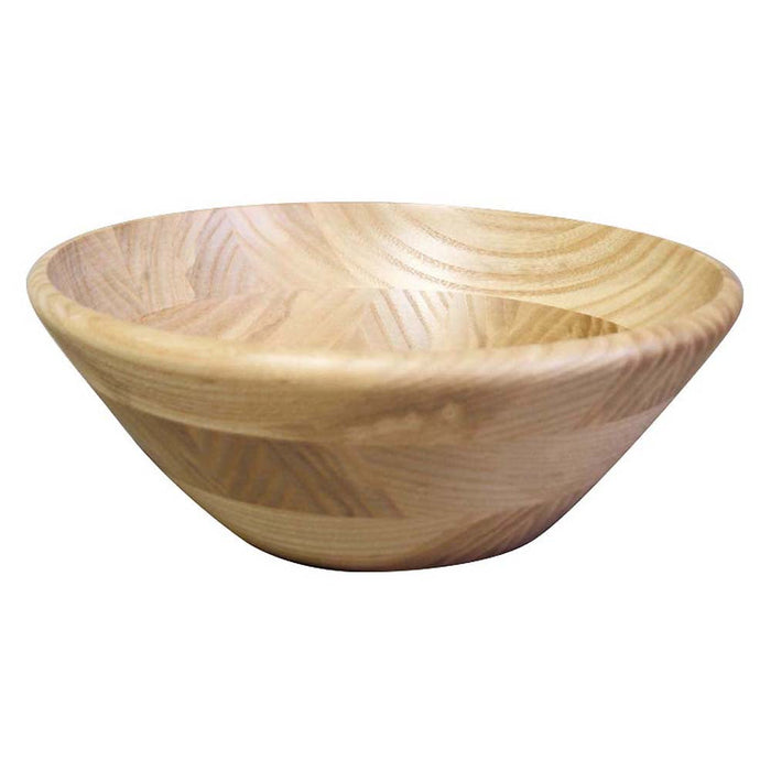 20cm Round Edge Kijihiki White Ash Salad Bowl - Premium Quality