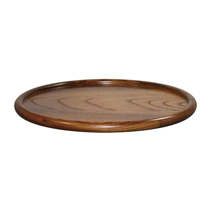 27cm Round Tray by Kijihiki Zelkova Enhance Your Table Décor