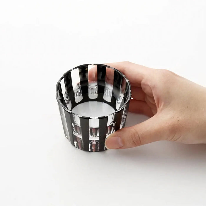 Kimoto Glass Tokyo Edo Kiriko Sake Cup - Japanese Glassware for a Stylish Sake Experience