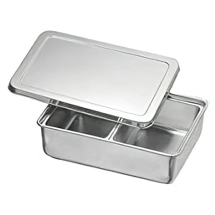 Koinu Stainless Steel Yakumi Seasoning Container - 2 Compartments