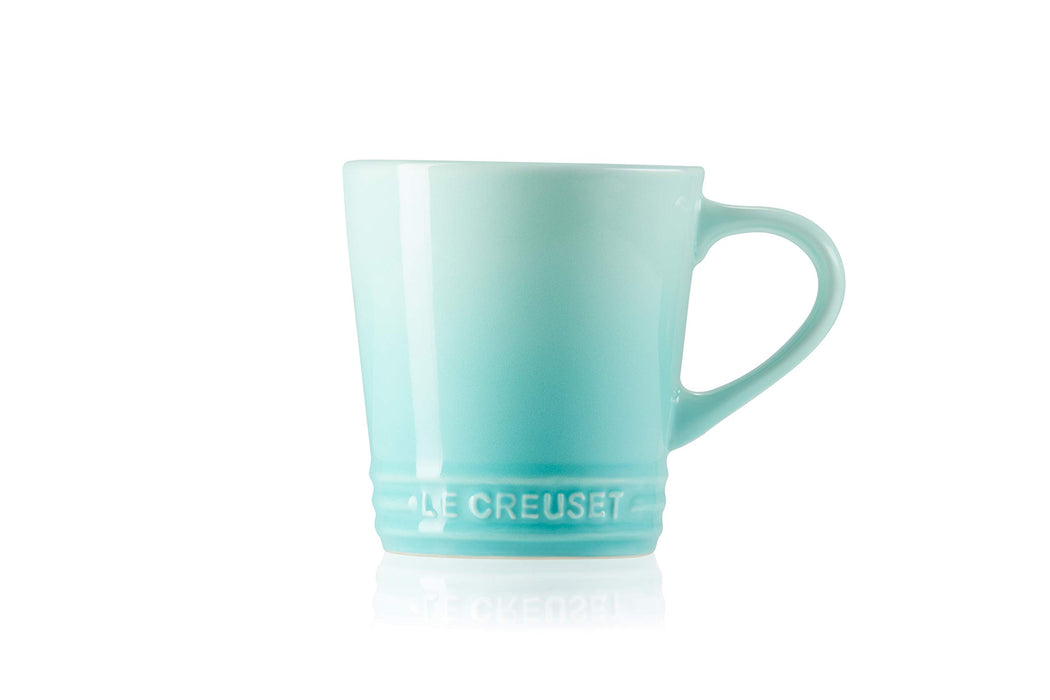 Le Creuset Cool Mint Japan Mug - 350ml Heat & Cold Resistant, Microwave Safe