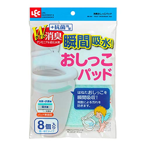 Lec Deodorizing Sheet 8X3 Set Bb-004 Japan | Toilet Seat Urine Splash Protection