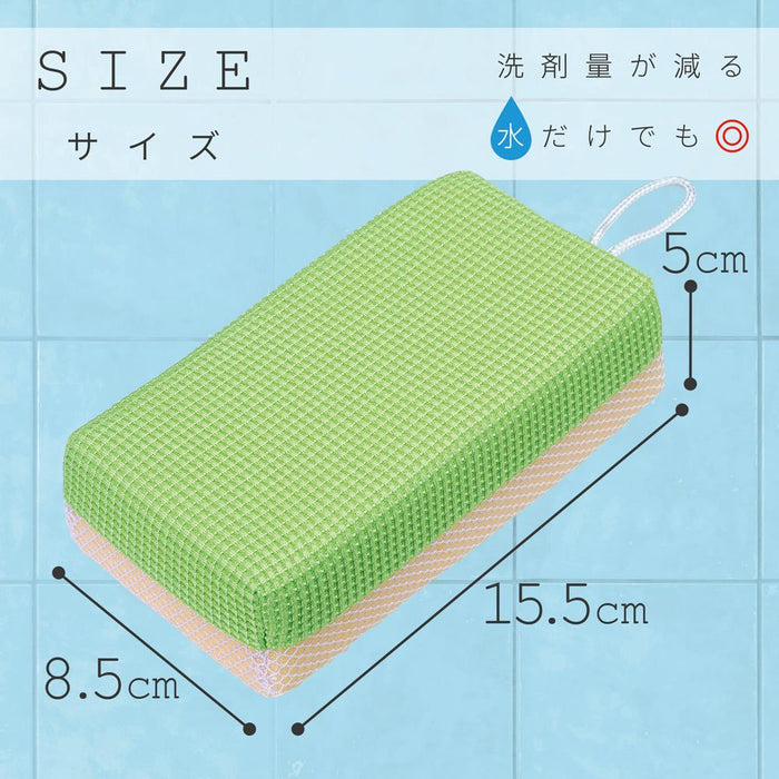 Lec Gekiochi 沐浴清洁剂 Micro &amp; Net 日本 - 沐浴海绵