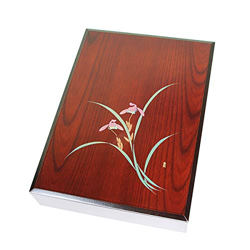 Kobayashi Lacquerware A4 Wooden Letter Box - Ideal for Celebrations and Gifts