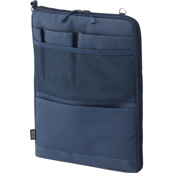 Lihit Lab A4 Vertical Navy Bag In Bag - A7683-11 Japan's Top Priority