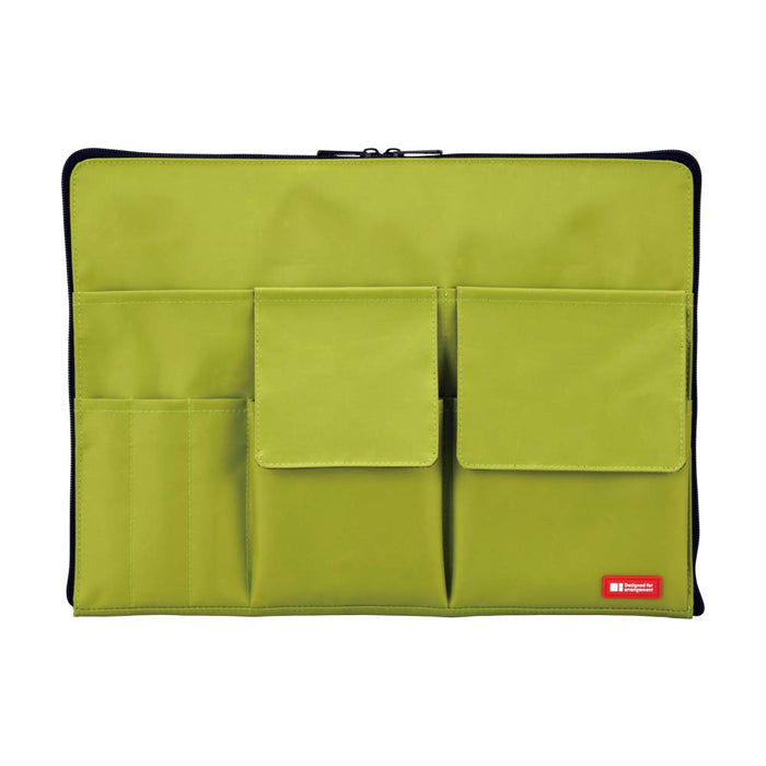 Lihit Lab A4 Yellow Green Bag In Bag Inner Bag - Japan Priority