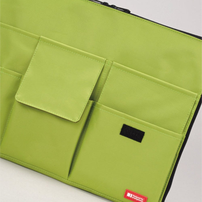 Lihit Lab A4 Yellow Green Bag In Bag Inner Bag - Japan Priority