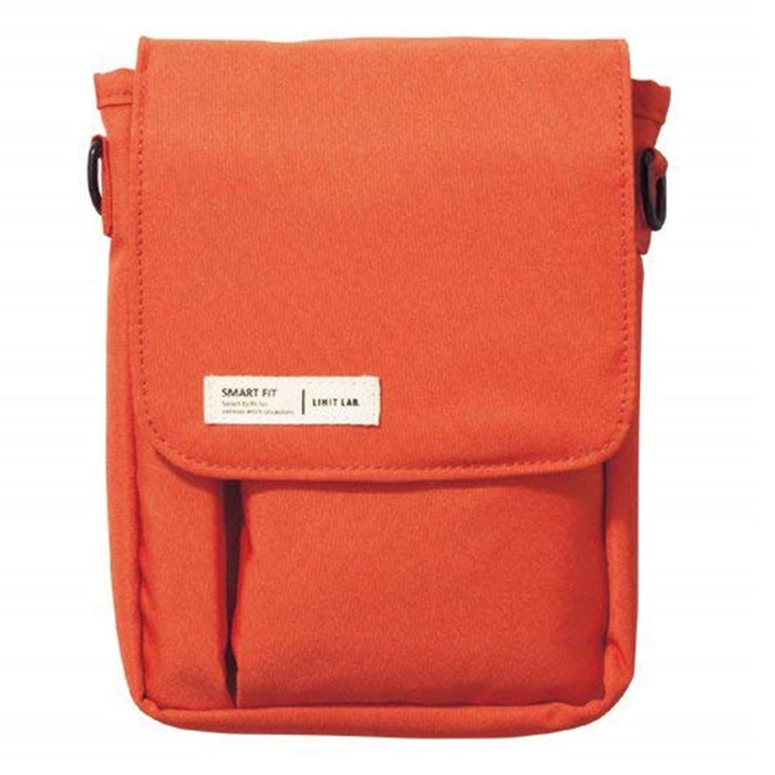 Lihit Lab A7574-4 A6 Carrying Pouch - Orange, Made In Japan