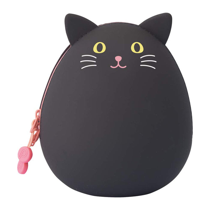 Lihit Lab Egg Pouch Big Black Cat A7783-3 - Premium Japanese Priority