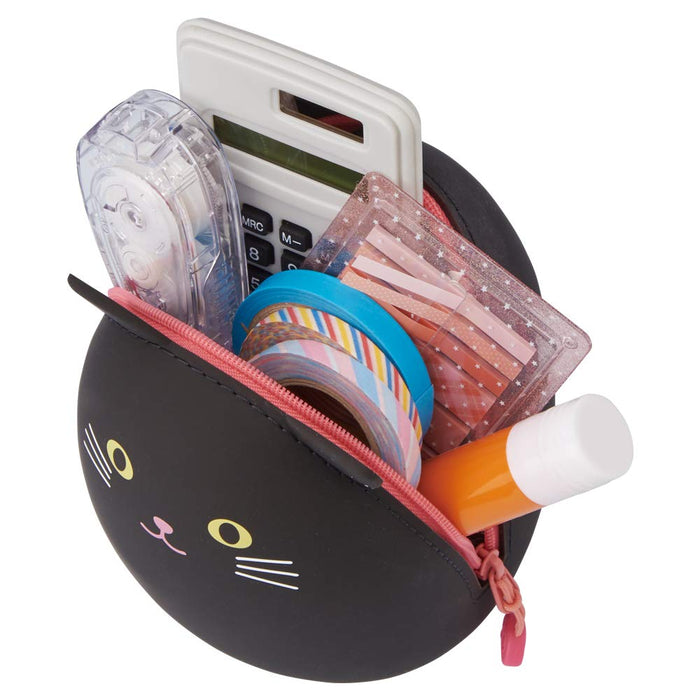 Lihit Lab Egg Pouch Big Black Cat A7783-3 - Premium Japanese Priority