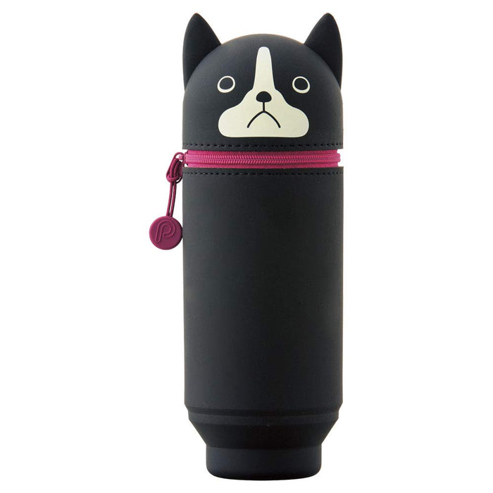 Lihit Lab Big Pen Case Boston Terrier A7714-8 - User-Friendly Storage Solution