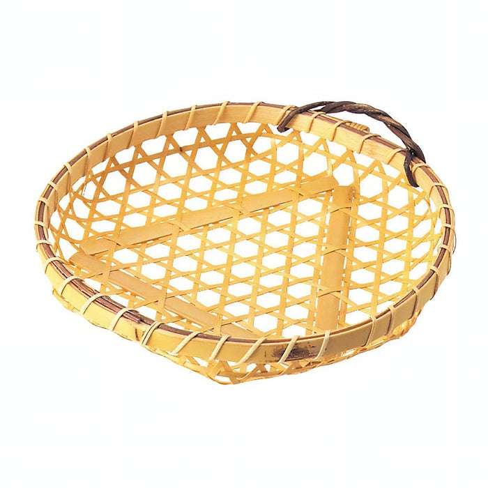 Manyo 19cm Bamboo Serving Basket - Versatile and Stylish Kitchen Essential