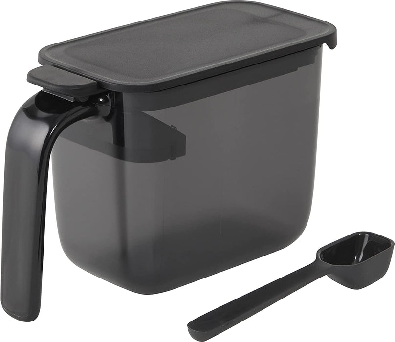 Marna K736Bk Seasoning Pot (Black) Salt & Sugar Container