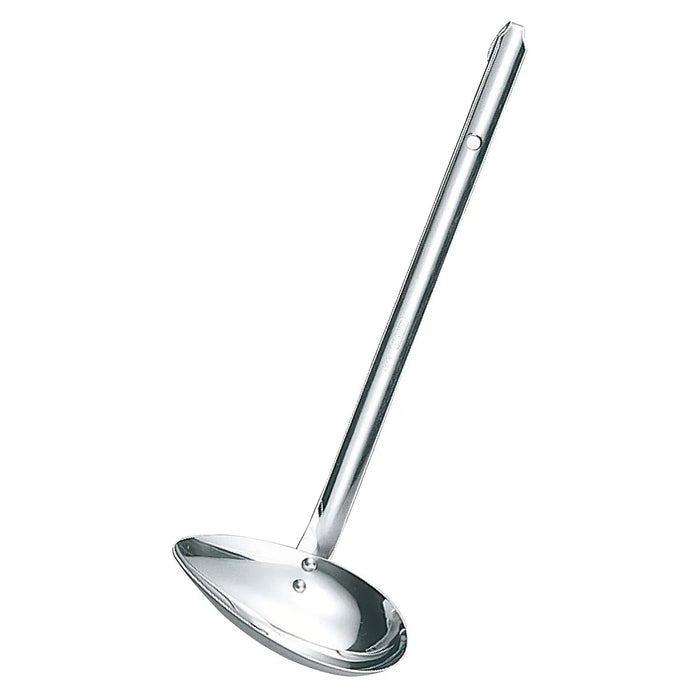 Marutama Left-Handed 40ml Stainless Steel Side-Scooping Ladle