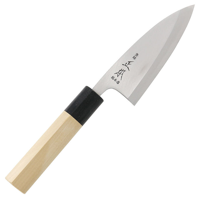 Premium 12cm Masamoto Hongasumi Gyokuhaku Steel Deba Knife