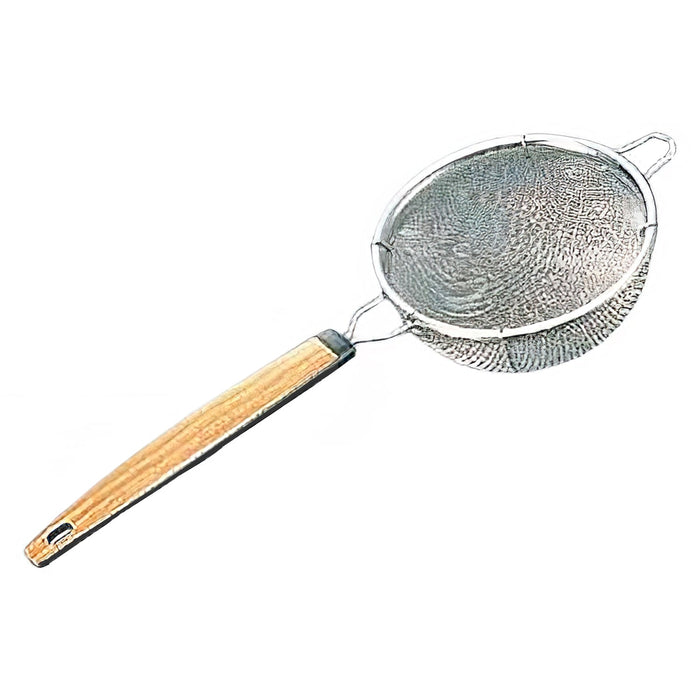 Premium Minex Tea Strainer - Large Double Mesh, Plastic Handle - Durable Stainless Steel