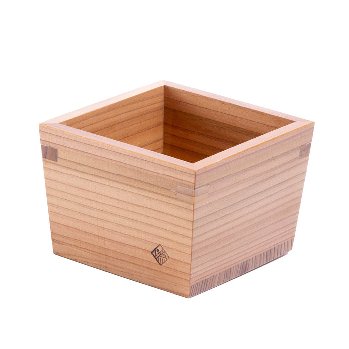 Omoeraku Handcrafted Japanese Cedar Masu Box Sake Cup - Extra Large