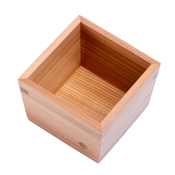 Omoeraku Handcrafted Japanese Cedar Masu Box Sake Cup - Extra Large