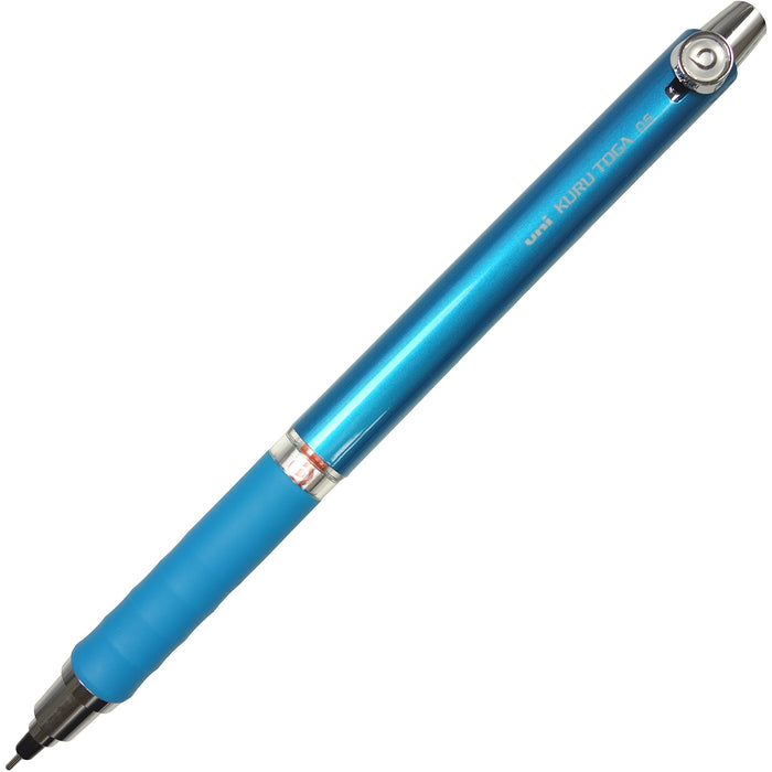 Mitsubishi Pencil Kurutoga 0.5 Blue Mechanical Pencil with Rubber Grip - Made in Japan