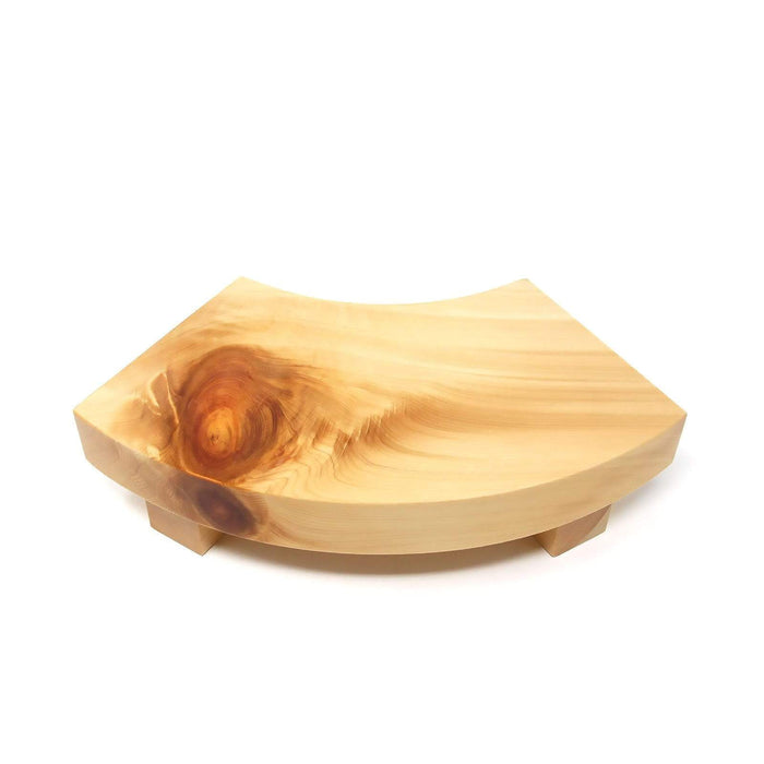 Miyabi Urushi Hinoki Cypress Wooden Sushi Geta Plate - Authentic Japanese Craftsmanship for Exquisite Sushi Presentation