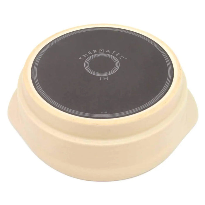 Miyawo 8-Go Beige Ceramic Induction Donabe Casserole - Premium Quality