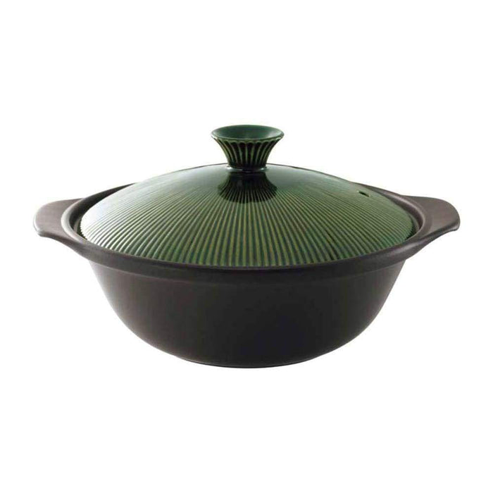 Miyawo Thermatech Donabe Casserole 19Cm - Authentic Japanese Olive Cookware