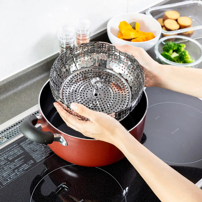 Premium Stainless Steel Steamer Insert by Mt-Torimatsu Enhance Your Cooking Experience