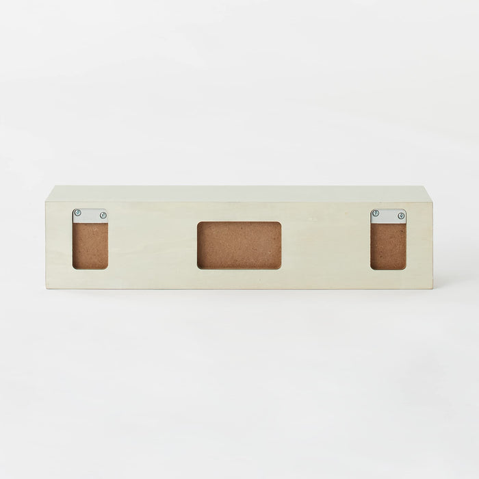 Mujirushi Ryohin Oak Light Gray Wall Shelf - 44x12x10cm