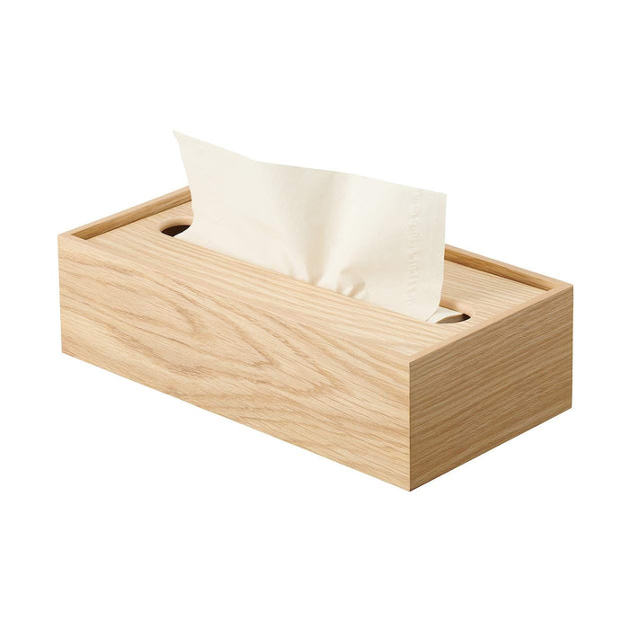 Mujirushi Ryohin Japan Wooden Tissue Box - Compact and Stylish Tissue Holder