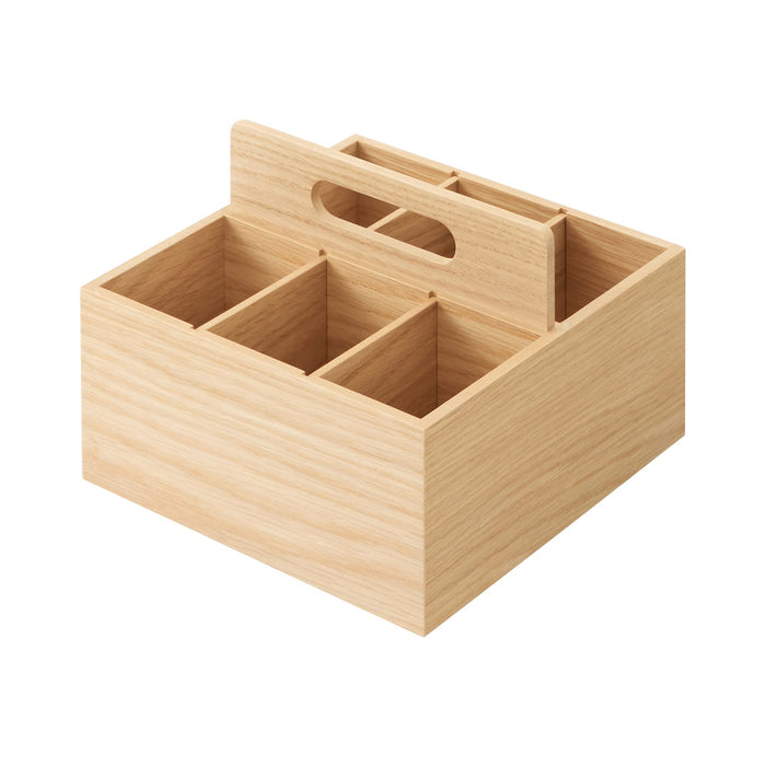 Mujirushi Ryohin Japan Wooden Tool Box - Compact and Durable Storage Solution