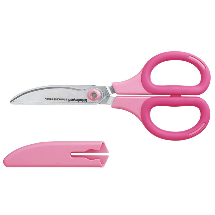 Nakabayashi Craftsman Supervised Pink Scissors - Seki Cutlery