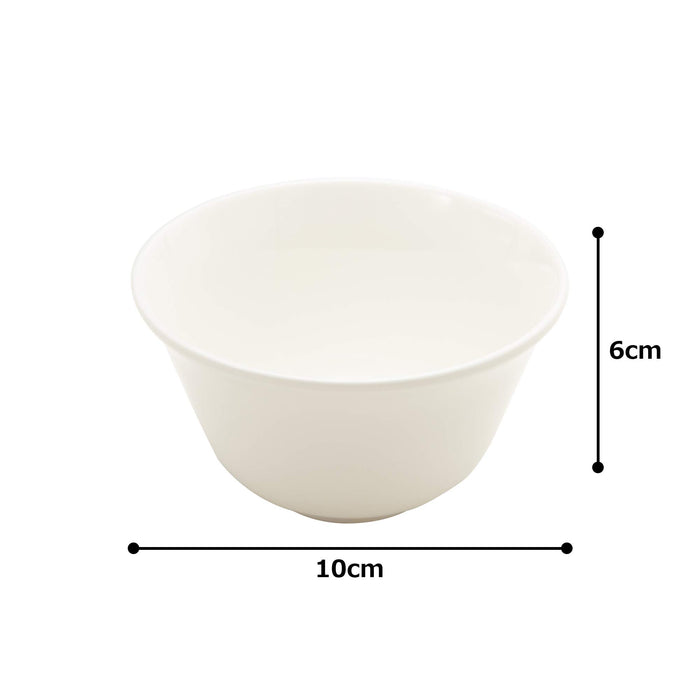 Narumi 9000-93391 White Tea Cup 210Cc - Japanese Tableware for Chinese Cooking - Microwave Safe