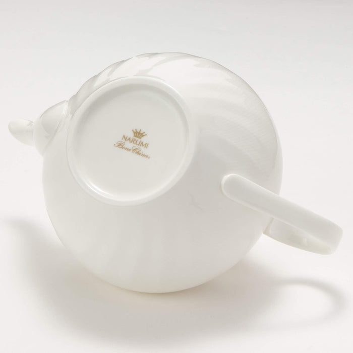 Narumi Japan Tea Pot Sense White 840Cc - Dishwasher Safe - 51800-4687