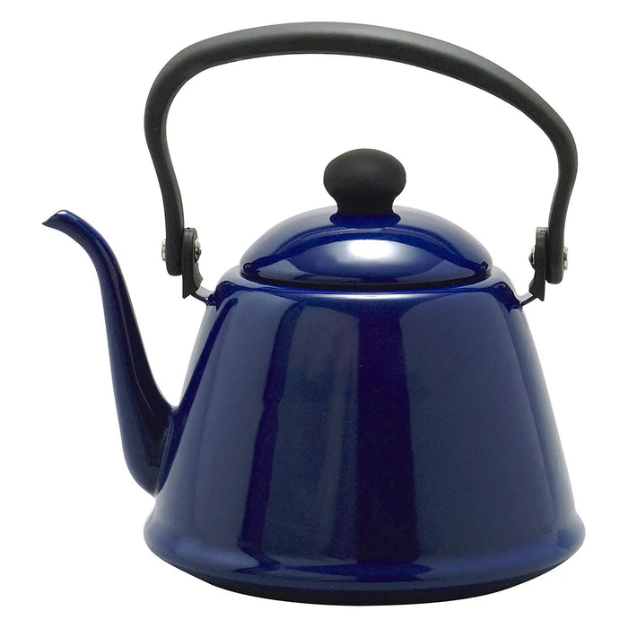 Noda Horo Japan Enamelware 2L Navy Induction Pour Over Kettle